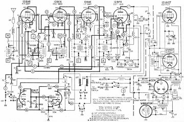 Delco Custom Deluxe Wonder Bar schematic circuit diagram